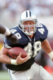 Daryl Johnston Signed Dallas Cowboys Jersey Inscribed "Moose" (Beckett) Fullback