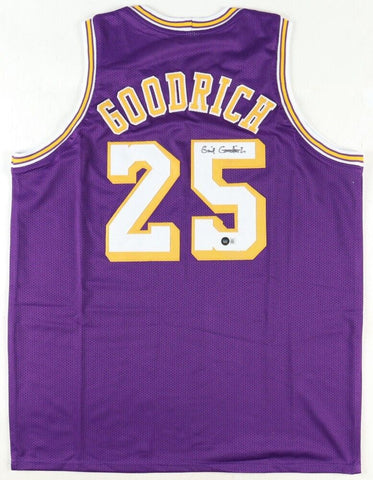 Gail Goodrich Signed Los Angeles Lakers Jersey (Beckett) 1972 NBA Champion Guard