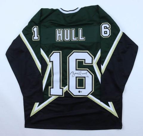 Brett Hull Signed Dallas Stars Jersey (Beckett) 741 Goals / Hall of Fame 2009