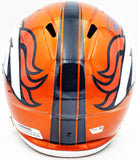 RUSSELL WILSON AUTOGRAPHED BRONCOS FLASH ORANGE FULL SIZE HELMET FANATICS 227938