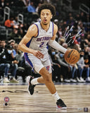 Cade Cunningham Autographed Detroit Pistons 16x20 Photo FAN 41073