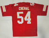 LEO CHENAL AUTOGRAPHED SIGNED PRO STYLE CUSTOM XL JERSEY BECKETT QR HOLOGRAM