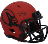 Trey McBride Autographed Arizona Cardinals RAVE Mini Speed Helmet Fanatics