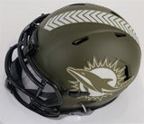 Mark Clayton & Mark Duper Signed Miami Dolphins Mini Speed Helmet (JSA COA)