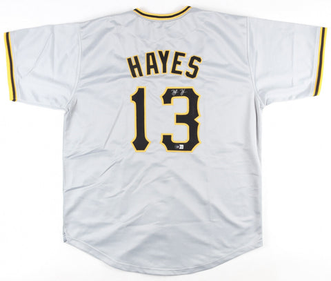 Ke'Bryan Hayes Signed Pittsburgh Pirates Jersey (Beckett) 3rd Baseman