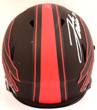 Josh Allen Autographed Buffalo Bills Eclipse Speed Mini Helmet-Beckett W Holo