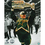 Brett Hull Signed Dallas Stars Logo Hockey Puck (Schwartz COA) 1999 Stanley Cup