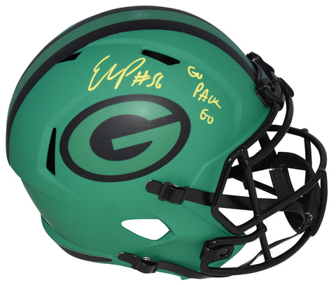 EDGERRIN COOPER SIGNED GREEN BAY PACKERS RAVE FULL SIZE SPEED HELMET W/ GO PACK