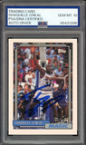 Shaquille O'Neal PSA 10 AUTO Rookie 1992 Topps #362 RC On Card GEM MINT AUTO
