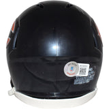 Mike Singletary Autographed Chicago Bears HOF Mini Helmet Beckett 42279