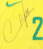 Cafu Signed Brazil National Team Jersey (JSA) 2xFIFA World Cup Champion
