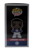 Lawrence Taylor HOF Signed/Insc Funko Pop #79 NY Giants Beckett Witness 200093