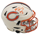 Brian Urlacher Signed Chicago Bears Speed Flex Authentic Retro Helmet w/ HOF 18