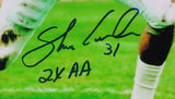 Shane Conlan Autographed/Inscribed "2X AA" 11x14 Photo Penn State Framed JSA