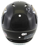 Jaguars Fred Taylor "2x Insc" Signed Full Size Speed Proline Helmet BAS Witness