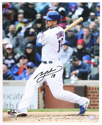 Ben Zobrist Signed Cubs 16x20 Photo (GTSM) Chicago's 2016 World Series MVP