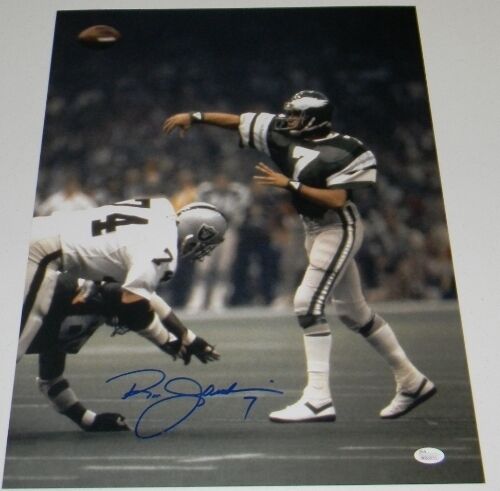 RON JAWORSKI JAWS AUTOGRAPHED SIGNED PHILADELPHIA EAGLES 16x20 PHOTO JSA