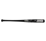 12 New York Yankees Alumni Signed Cooperstown Black MLB Bat - Dave Justice