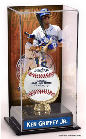 Ken Griffey Jr. Seattle Mariners Hall of Fame Sublimated Display Case with Image