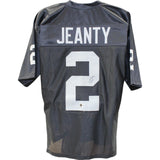 Ashton Jeanty Autographed Pro Style Size XL Black Jersey Beckett Witness 51013