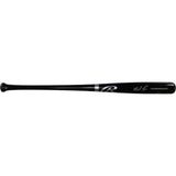 Wade Boggs Autographed Boston Red Sox Black Baseball Bat Beckett Witness 58185