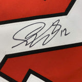 Autographed/Signed SIMON GAGNE Philadelphia Orange Jersey JSA COA Auto