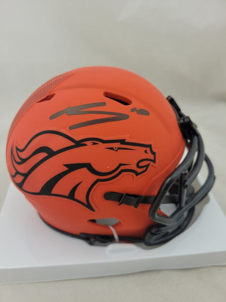 BO NIX SIGNED DENVER BRONCOS RAVE ALTERNATE SPEED MINI HELMET BECKETT