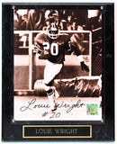 Louie Wright Denver Broncos Autographed 8x10 Photo with Plaque LSM COA