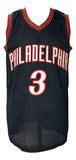 Allen Iverson Signed Custom Black Pro-Style Basketball Jersey JSA