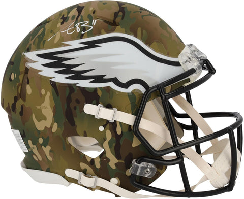 A.J. Brown Philadelphia Eagles Signed Riddell Camo Speed Authentic Helmet