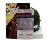 Rickey Jackson HOF Autographed Black Mini Eclipse Football Helmet Saints JSA