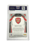 Bukayo Saka Signed 2020-21 Panini Prizm Premier League - PSA Autograph 10