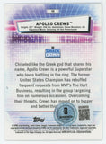 Apollo Crews WWE Authentic Signed 2021 Topps #48 Card Autographed BAS #BS86658
