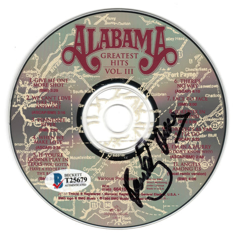 Randy Owen Signed Alabama Greatest Hits III CD With Cover Beckett Authenticated