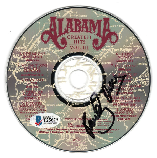 Randy Owen Signed Alabama Greatest Hits III CD With Cover Beckett Authenticated