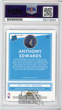 Anthony Edwards 2020 Optic Rated Rookie Fanatics Auto 151 PSA/DNA 10 Light Blue