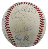 1991 Brewers (23) Yount Molitor, Sheffield +20 Signed Oal Baseball BAS #AC01906