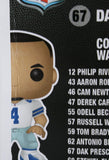 Cowboys Dak Prescott Signed #67 Funko Pop Vinyl Figure Creased BAS Wit #2W978184