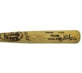Sid Bream Signed Atlanta Braves Louisville Slugger Cracked Game Used Blonde Bat