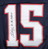 Chris Hogan Signed New England Patriots Pro Cut Jersey "2X SB Champ" (JSA) W.R.