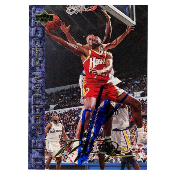 Dominique Wilkins Autographed 1994 Upper Deck #77 Trading Card Beckett 54159