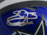 Emmitt Smith Autographed Mini Helmet Flash HOF Cowboys PROVA