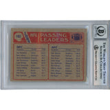 Joe Montana Autographed/Signed 1984 Topps #192 Slab Trading Card Beckett 49893