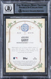 Nationals Josiah Gray Signed 2022 Topps GQ #164 Card Auto Graded 10! BAS Slabbed