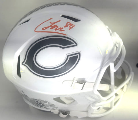 Bears COLTSON LOVELAND Signed Full Size 2024 SALUTE Replica Speed Helmet AUTO