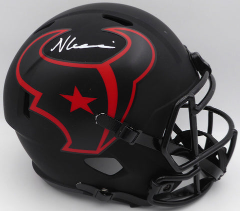 Nico Collins Autographed Eclipse Full Size Helmet Texans Beckett 1W433070