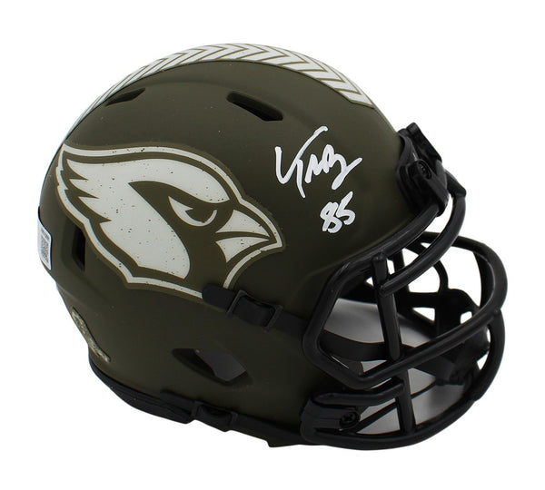 Trey McBride Signed Arizona Cardinals Speed STS NFL Mini Helmet