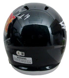 Josh Sweat Signed Full Size Replica SB LIX Champs Helmet Eagles Beckett 195549