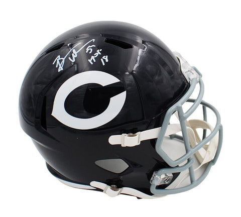 Brian Urlacher Signed Chicago Bears Speed Full Size Throwback Helmet - HOF 2018
