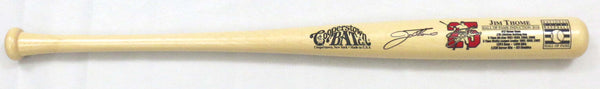 Jim Thome Signed Cooperstown HOF Bat Indians Phillies White Sox Beckett